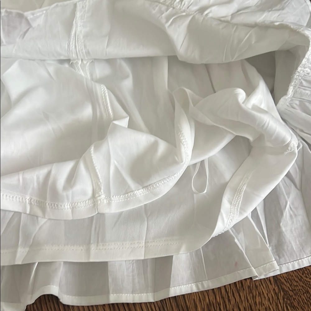 Charming White Puff Sleeve Dress by WAYF - Picture 10 of 11